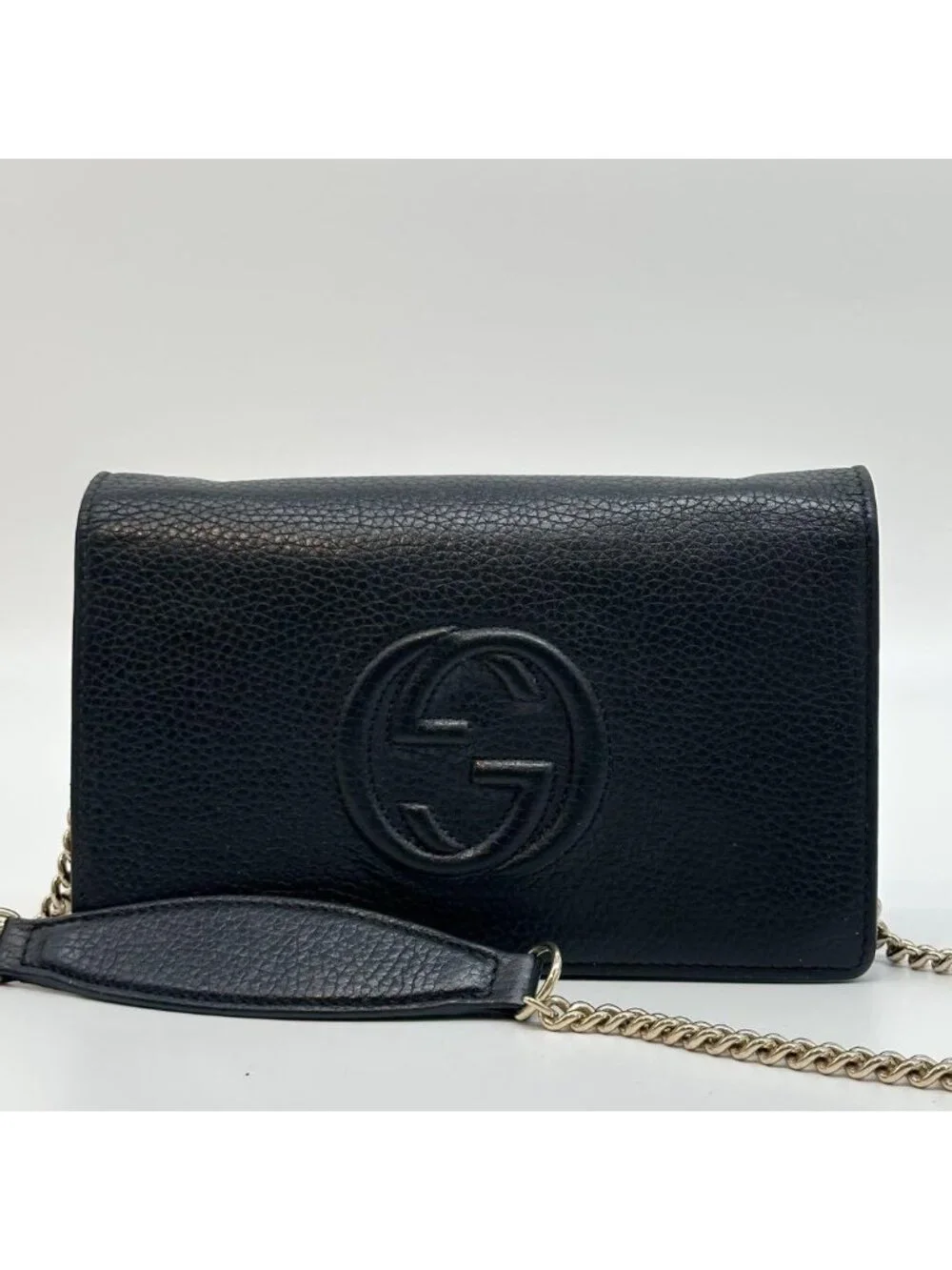 Gucci Soho Chain Wallet Interlocking - Picture 2 of 16
